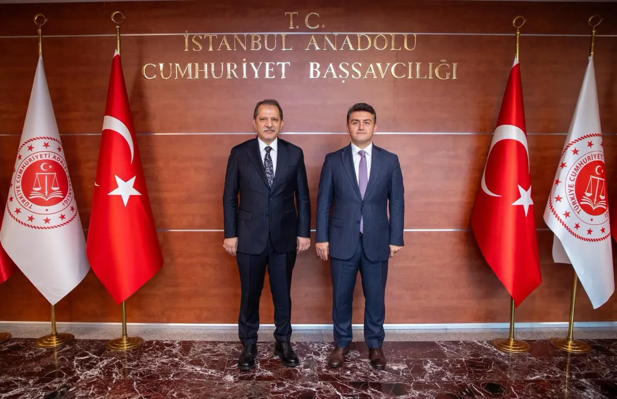 İstanbul Emniyet Müdürü Yıldız'dan Başsavcı Dönmez'e Hayırlı Olsun Ziyareti