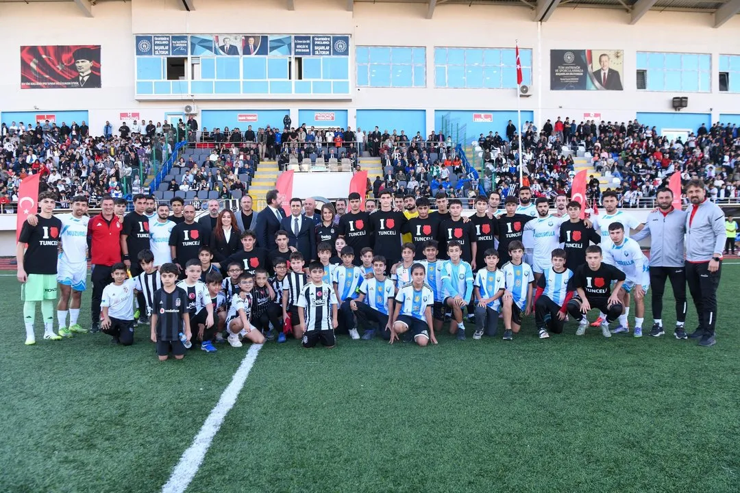 Tunceli, Beşiktaş U17 ve Dersimspor'u Ağırlayan Dostluk Maçına Sahne Oldu