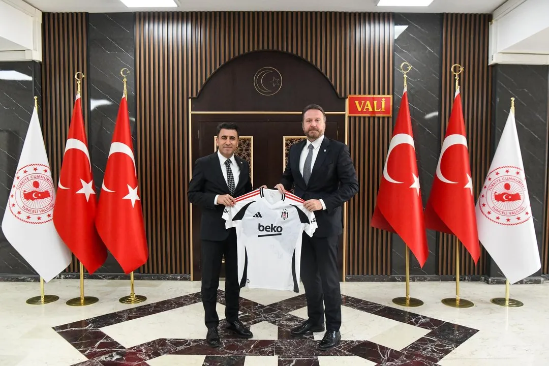 Beşiktaş Genel Sekreteri Uğur Fora, Tunceli Valisi Şefik Aygöl'ü Ziyaret Etti