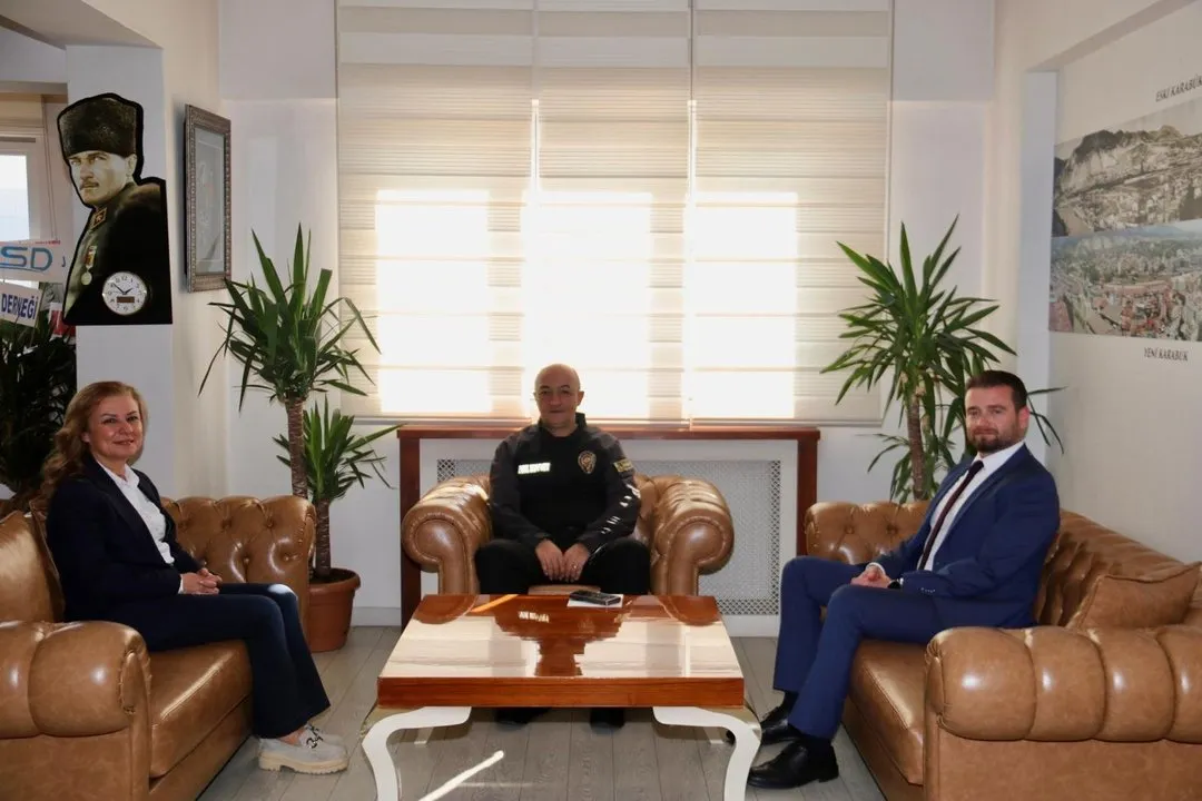 Safranbolu Belediye Başkanı Elif Köse'den İl Emniyet Müdürü Ahmet Canver'e Nezaket Ziyareti