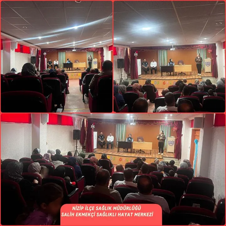 Nizip İlçe Sağlık Müdürlüğü'nden Velilere Aile İçi İletişimde Öfke Kontrolü Eğitimi