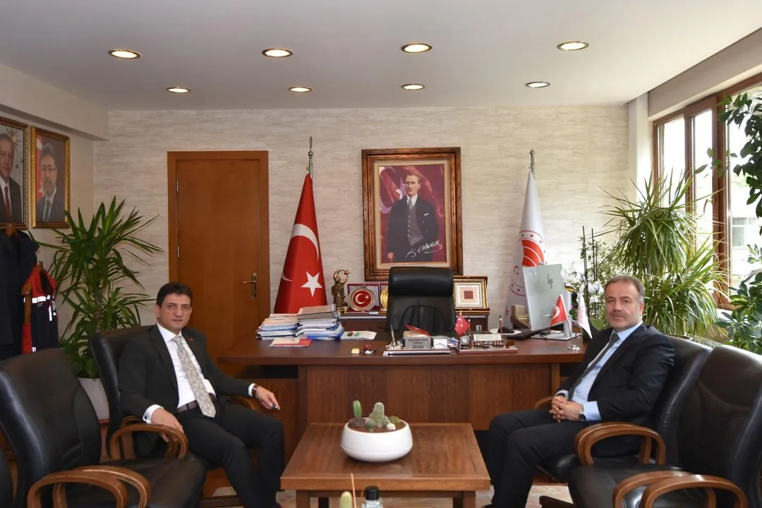 Bayrampaşa Müftüsü Recep Eren'den İstanbul Tarım ve Orman Müdürü Suat Parıldar'a Ziyaret