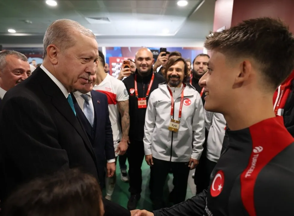 Cumhurbaşkanı Erdoğan'dan A Millî Futbol Takımı'na Gürcistan Zaferi Tebriği