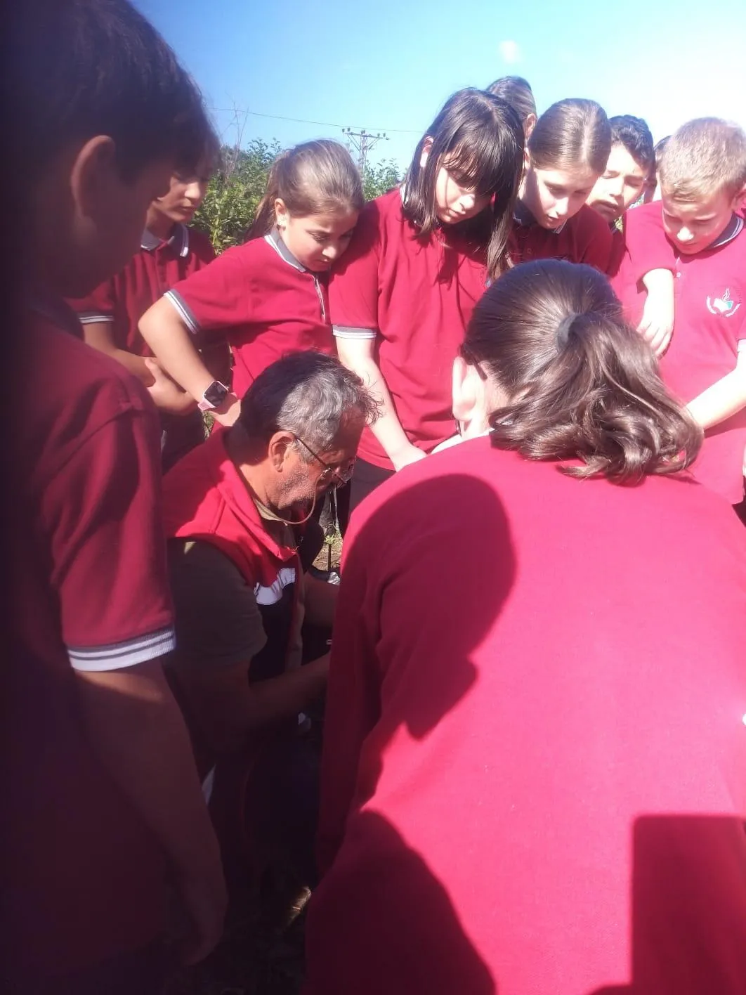 Sürmeneli Öğrenciler Of'ta Meyve Fidanı Aşılama Eğitimi Aldı