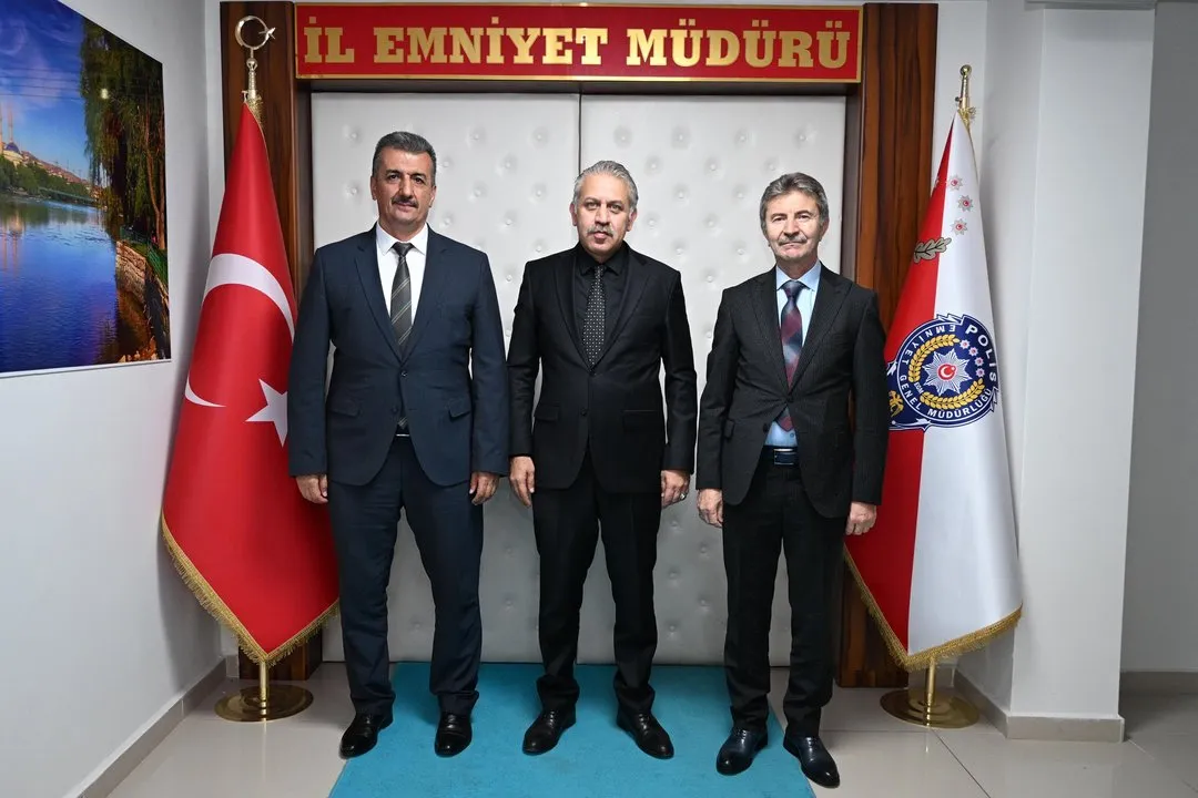 Nevşehir Emniyet Müdürü Serkan Karaman'a Önemli İsimlerden Ziyaret