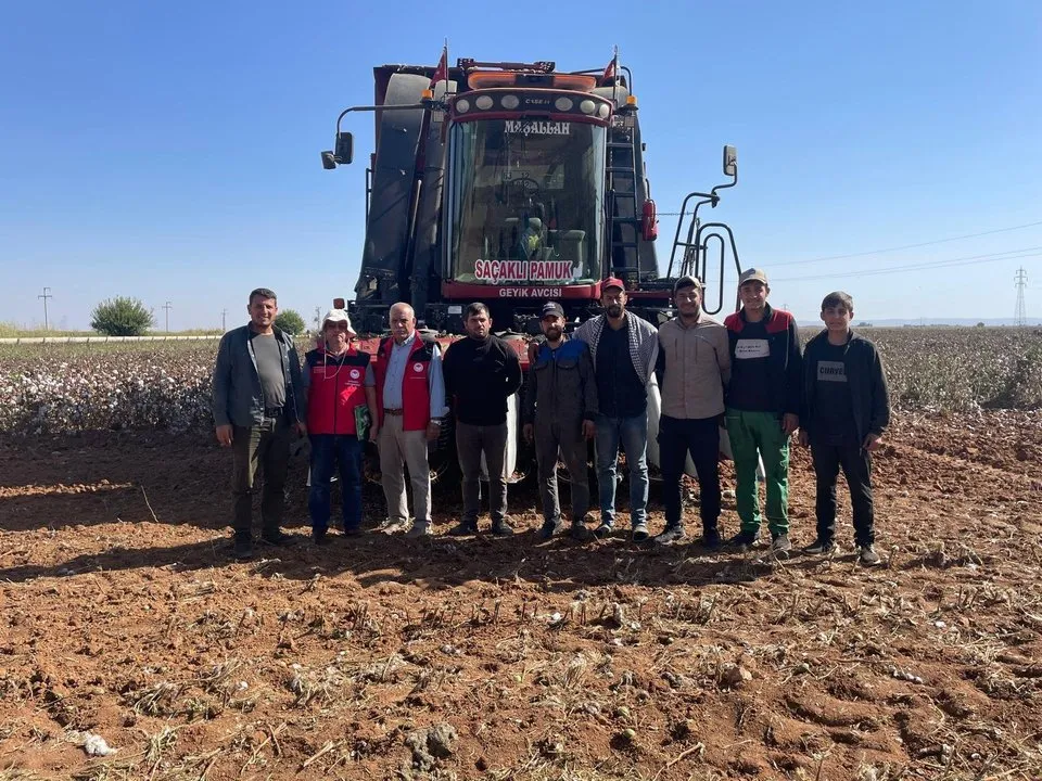 Şanlıurfa'da Pamuk Hasadı Kontrolleri Hız Kesmeden Devam Ediyor