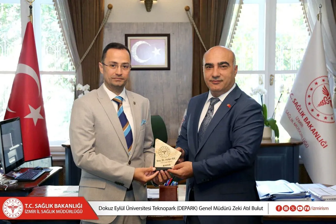 DEPARK Genel Müdürü Bulut'tan İzmir İl Sağlık Müdürü Kul'a Ziyaret