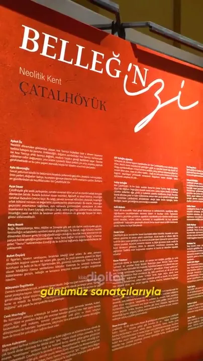 Konya Büyükşehir Belediyesi'nden "Belleğin İzi: Neolitik Kent Çatalhöyük" Sergisi Duyurusu