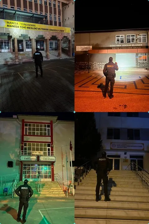 Manisa Emniyet Müdürlüğü'nden Okul Çevrelerinde Geniş Kapsamlı Güvenlik Denetimi