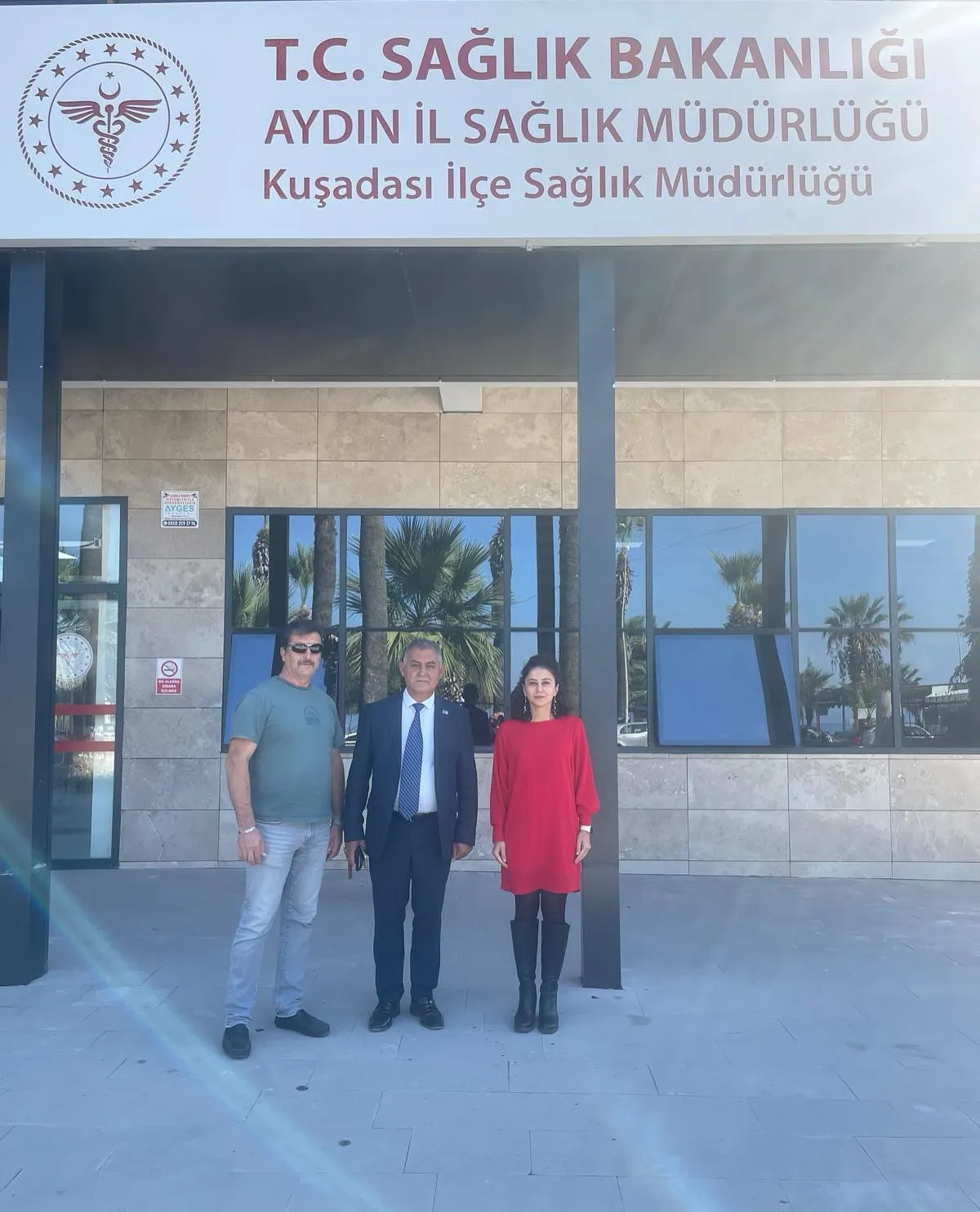Kuşadası İlçe Sağlık Müdürlüğü'nden Anahtar Parti Başkanı Bedir Korkmaz'a Ziyaret Teşekkürü