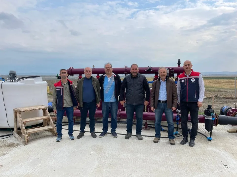 Edirne'de Tarım Arazileri İçin Damlama Sulama ile Çeltik Yetiştiriciliği İncelendi