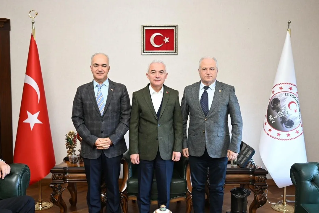 Kırklareli Valisi Alpullu Şeker Fabrikası ve Ziya Organik Yöneticilerini Kabul Etti