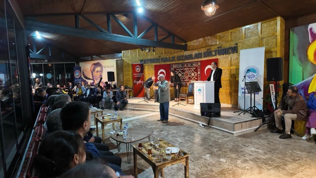Kayseri Halk Ozanları Kültür Evi Açıldı: Âşıklık Geleneği Yaşatılacak
