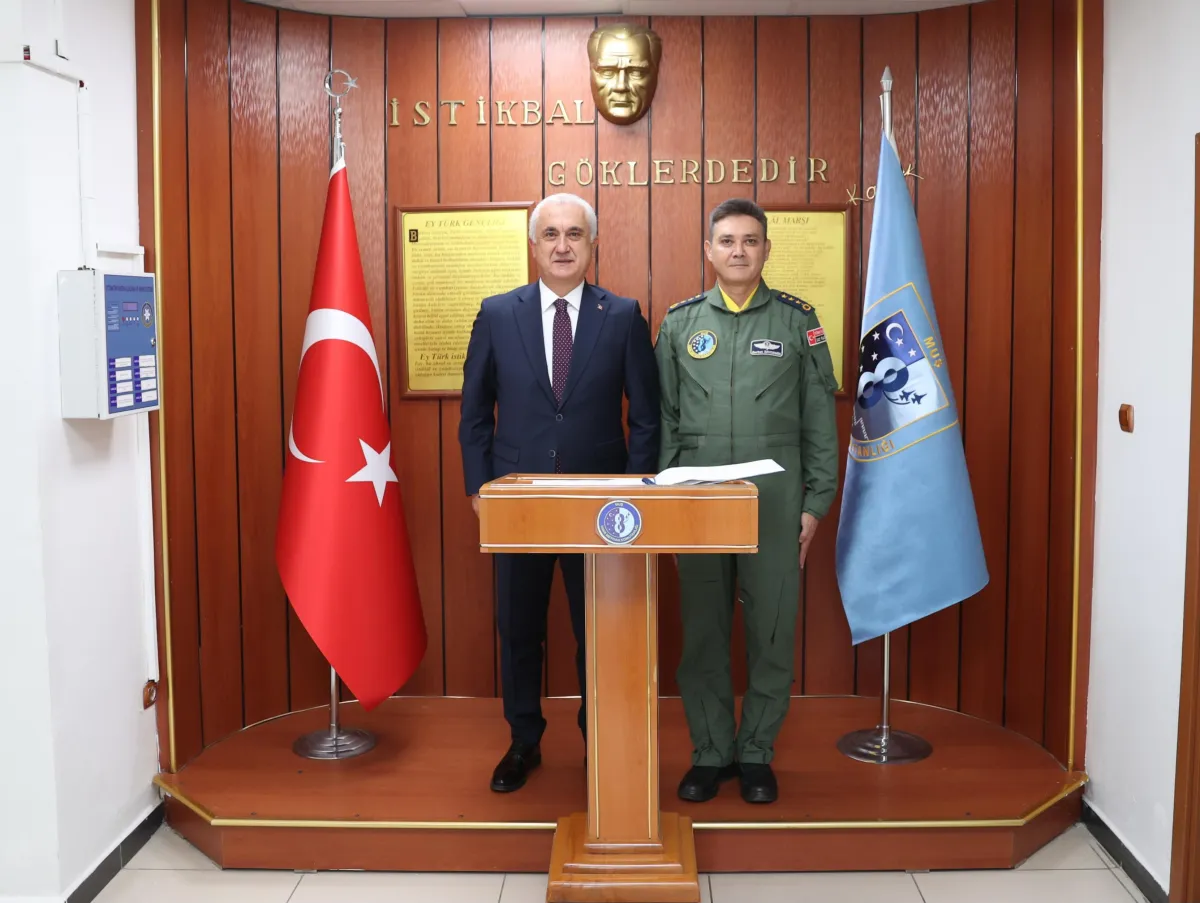 Muş Valisi Çakır ve Başsavcı Kantar'dan Yeni Hava Meydan Komutanına Ziyaret