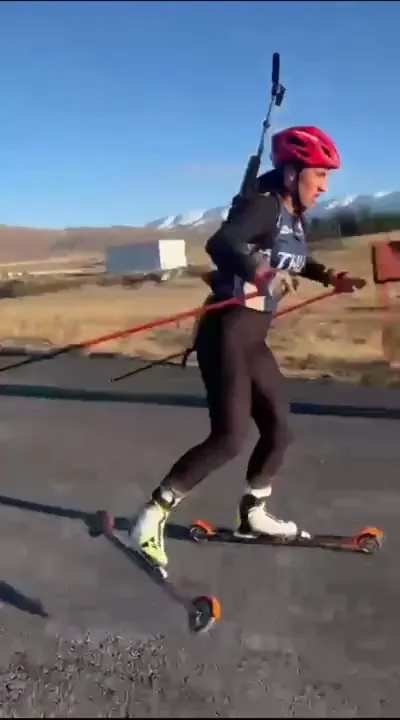 Türkiye Kayak Federasyonu Biathlon Milli Takımı Erzurum'da Kamp Yapıyor