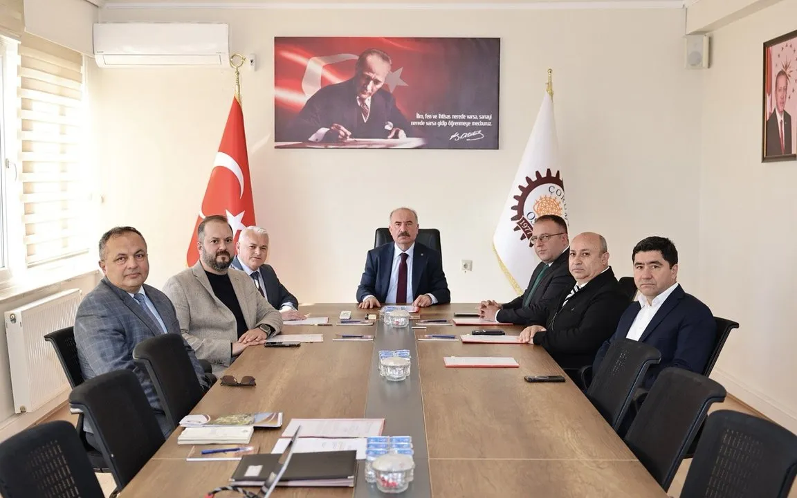 Vali Çalgan Başkanlığında Çorum OSB Yönetim Kurulu Toplantısı Yapıldı