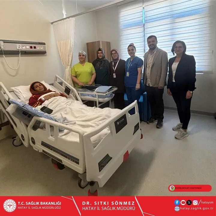 Hatay'da Erzin Devlet Hastanesi'nde İlk Doğum Başarıyla Gerçekleştirildi