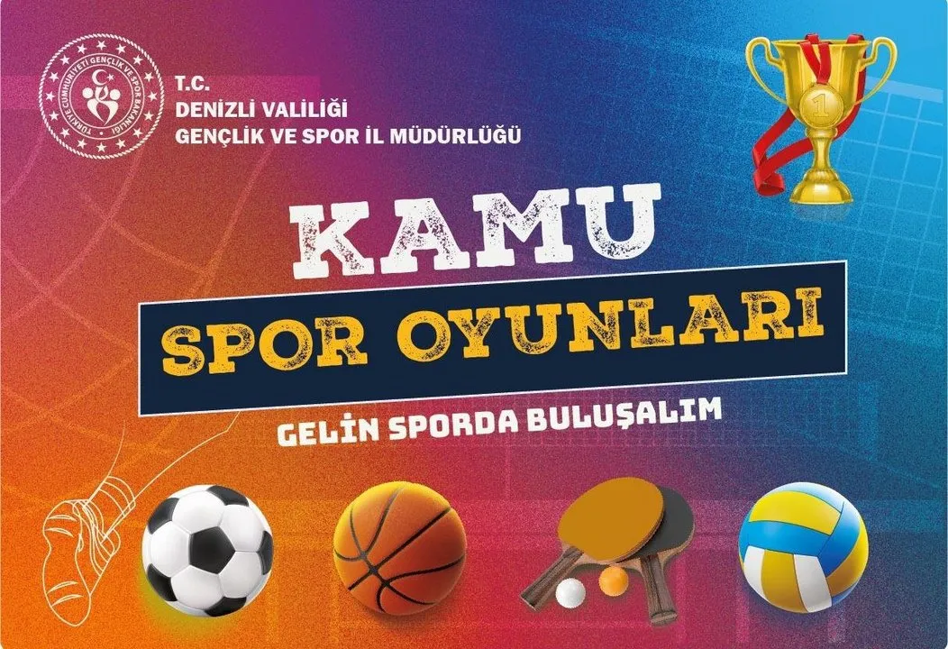 Denizli Kamu Spor Oyunları Sona Erdi, Şampiyonlar 20 Ekim'de Belli Olacak