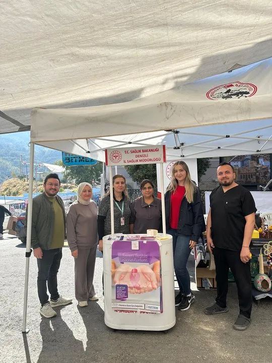 Denizli'de Kanser Taramaları ve Sağlıklı Yaşam Bilgilendirmeleri Yoğun İlgi Gördü