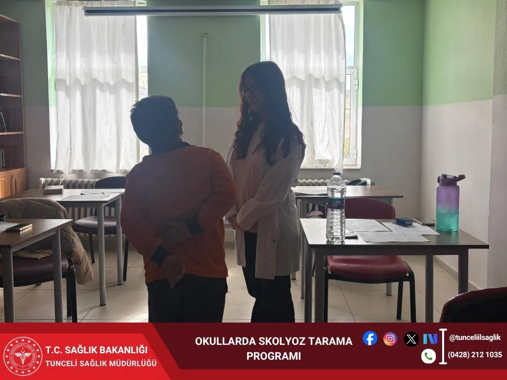 Tunceli Mazgirt'teki Okullarda Skolyoz Taraması: Şüpheli Öğrenciler Hastaneye Sevk Edildi