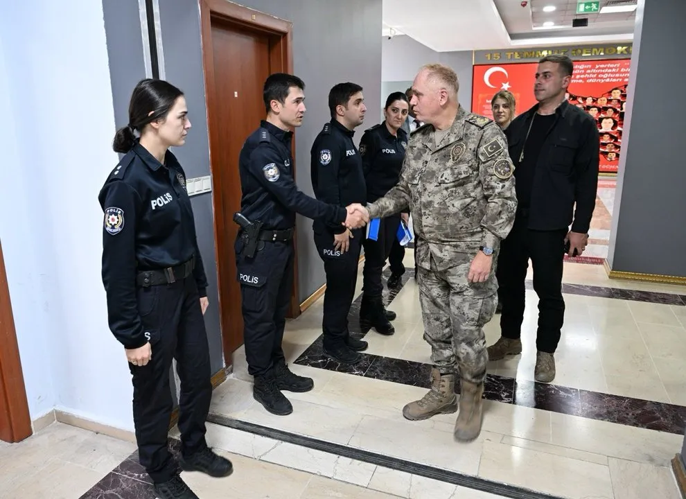 Bitlis Emniyet Müdürü Koray Şensoy Şube Müdürlüklerini Denetledi