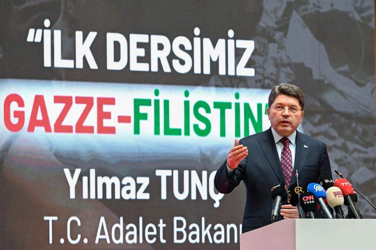 Adalet Bakanı Yılmaz Tunç'tan Gazze ve Filistin Açıklaması: İki Devletli Çözüm Vurgusu