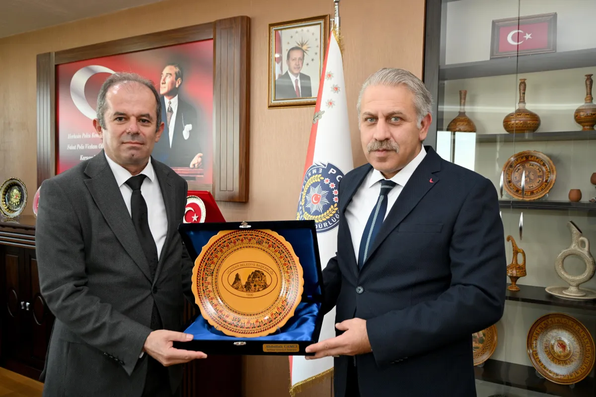 Uçhisar Belediye Başkanı, Nevşehir İl Emniyet Müdürü'nü Ziyaret Etti