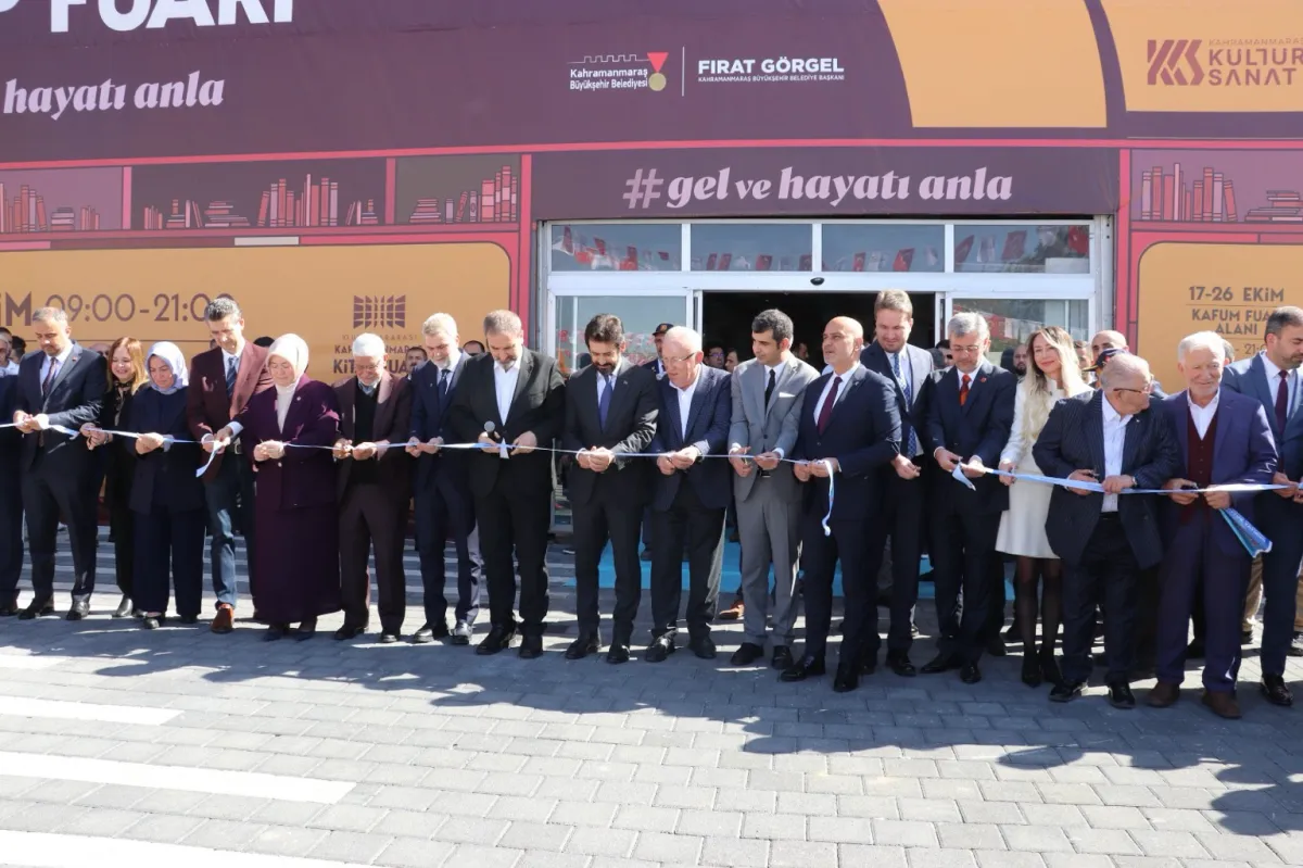 Kahramanmaraş'ta 10. Uluslararası Kitap Fuarı Kapılarını Açtı