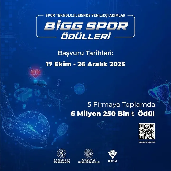 Gençlik ve Spor Bakanlığı'ndan Sporda Teknolojik Girişimlere BİGG SPOR Desteği