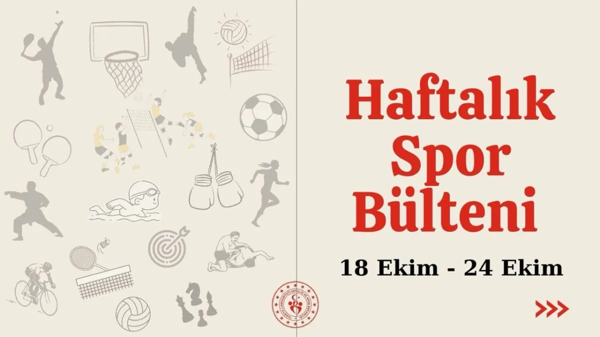 Iğdır Gençlik ve Spor İl Müdürlüğü Haftalık Spor Bülteni Duyurusu