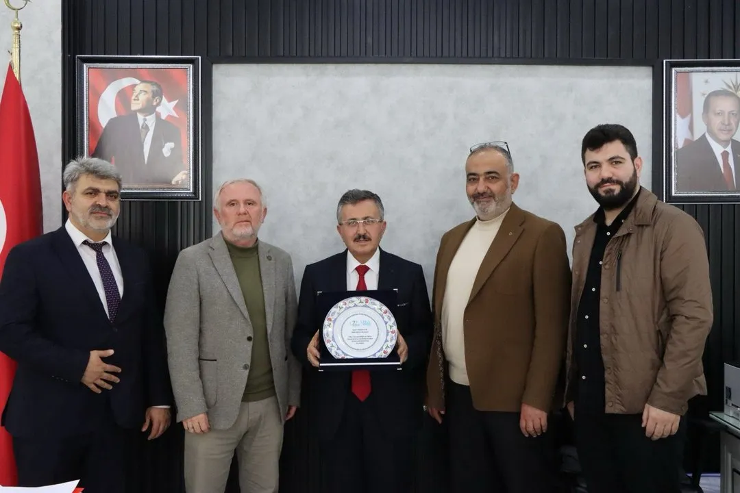 Ufka Yolculuk Yarışması Organizatörleri Tokat İl Milli Eğitim Müdürü'nü Ziyaret Etti