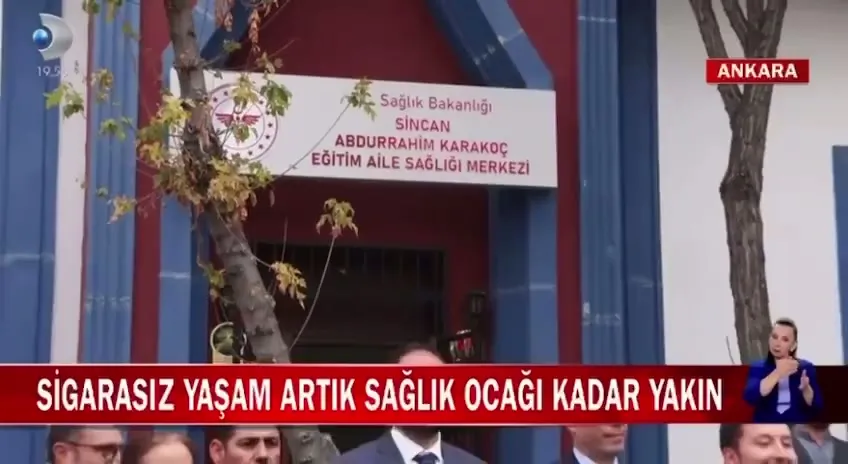 Türkiye'nin İlk Aile Sağlığı Merkezi Sigara Bırakma Polikliniği Sincan'da Açıldı