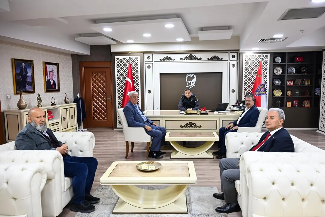 Malatya Emniyet Müdürü Kayhan AY'a Kızılay Heyeti'nden Ziyaret