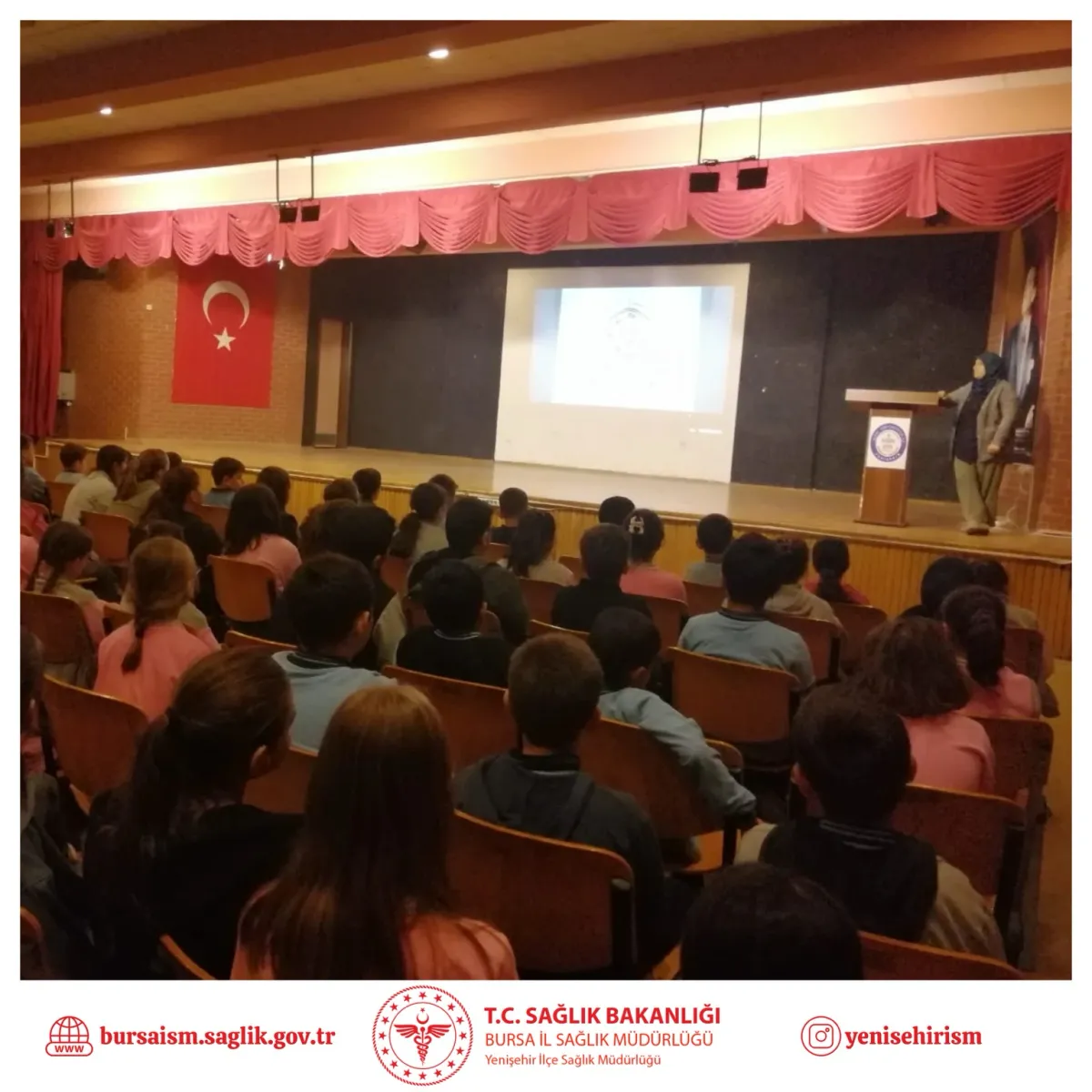 Yenişehir'de Öğrencilere Sağlıklı Yaşam Bilinci Eğitimi