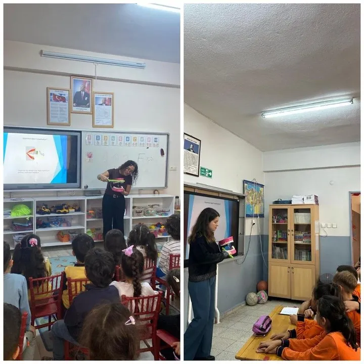 Kula'da İlkokul ve Anaokulu Öğrencilerine Ağız ve Diş Sağlığı Eğitimi Verildi