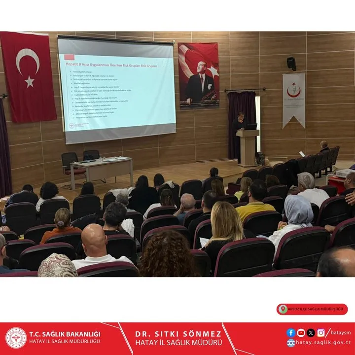 Hatay'da Aile Hekimlerine Yönelik 'Güncel Yaklaşımlar' Eğitimi Düzenlendi