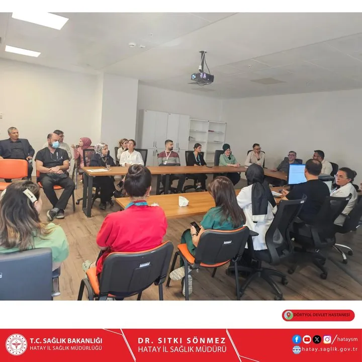 Dörtyol Devlet Hastanesi'nde Enfeksiyon Kontrolü İçin Önemli Toplantı Yapıldı