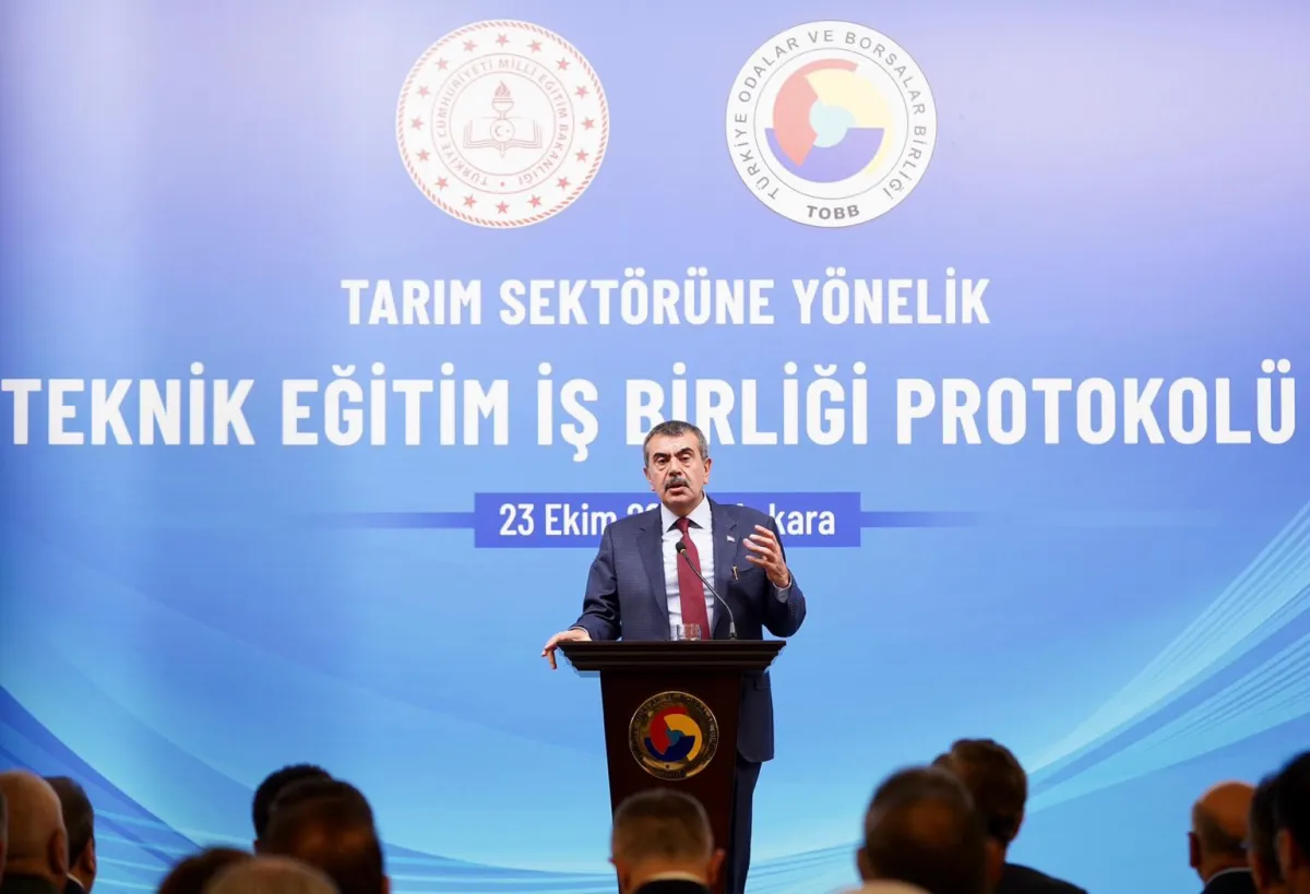 MEB ve TOBB Arasında Tarıma Yönelik Mesleki Eğitim İş Birliği Protokolü İmzalandı