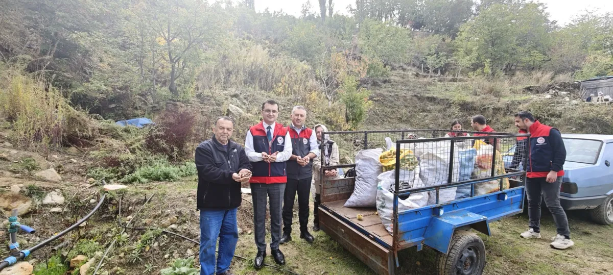 Babadağ Kaymakamı Başalan Yaylası'nda Zeytin Hasadı Yapan Üreticiyi Ziyaret Etti