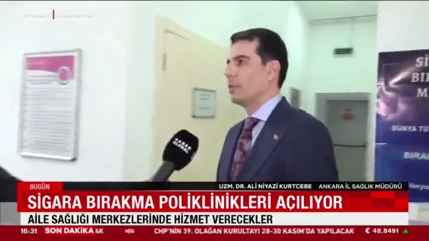 Ankara'da Aile Sağlığı Merkezi Bünyesinde İlk Sigara Bırakma Polikliniği Açıldı