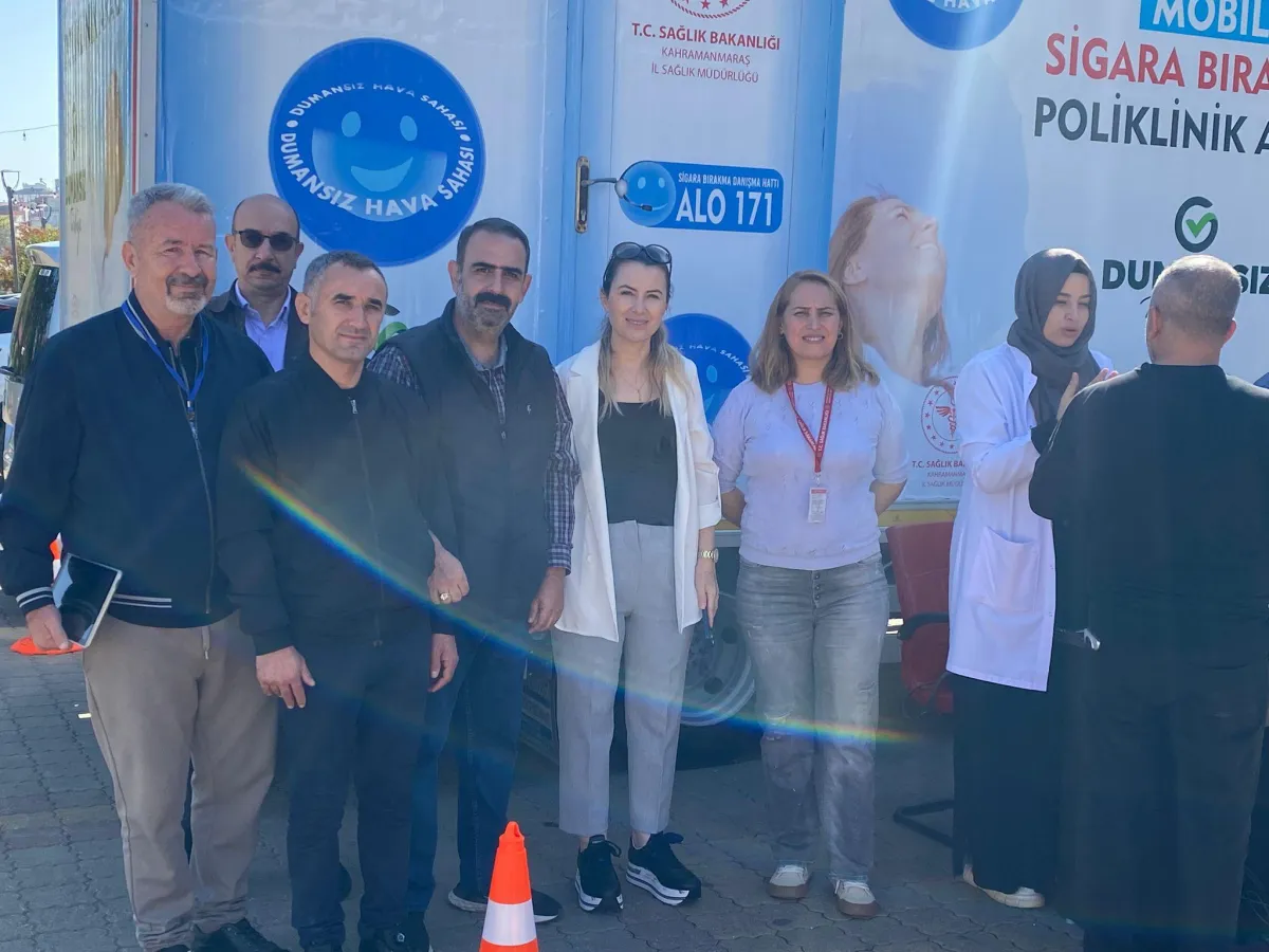 Kahramanmaraş'ta Mobil Sigara Bırakma Poliklinik Aracı Hizmete Başladı
