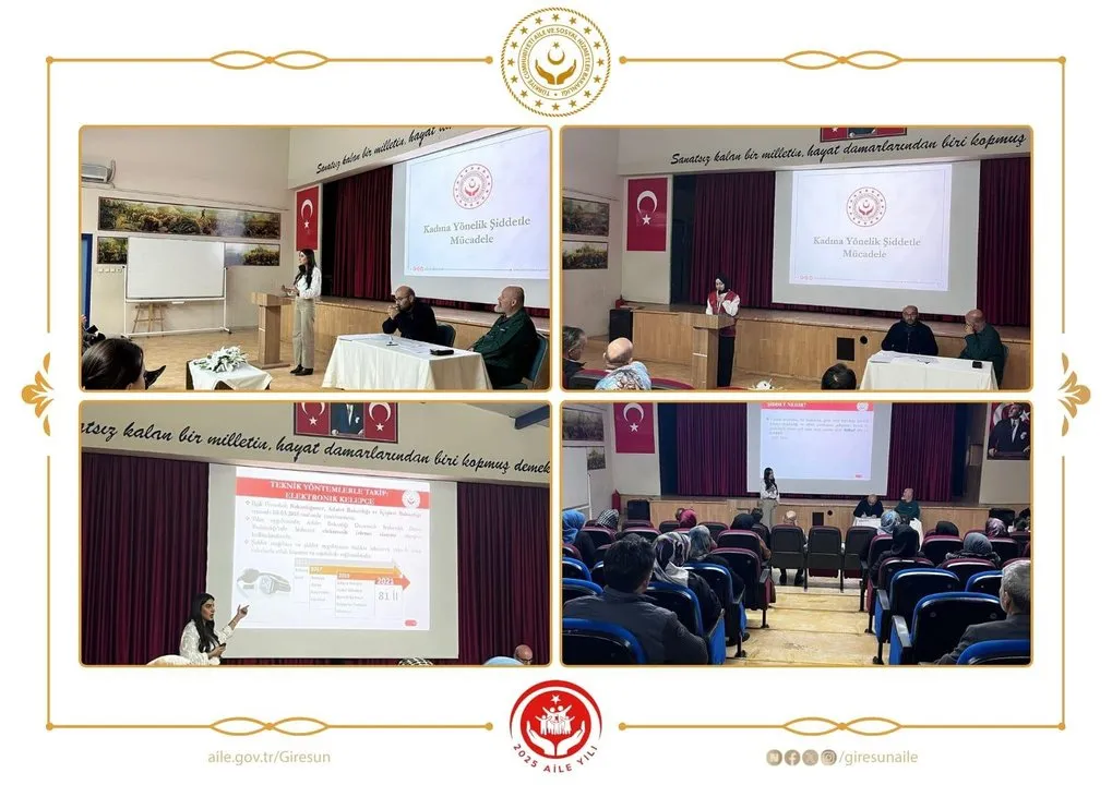 Giresun'da Kadına Yönelik Şiddetle Mücadele ve Aile Danışmanlığı Eğitimi Verildi