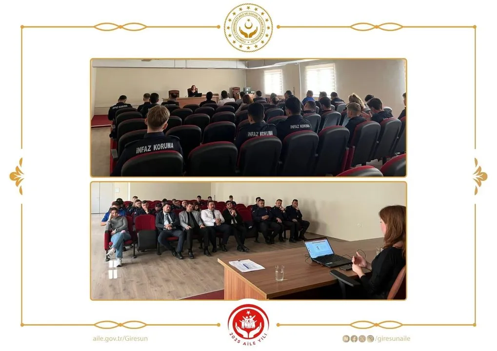 Giresun'da Ceza İnfaz Kurumu Personeline Evlilikte İletişim Eğitimi Verildi