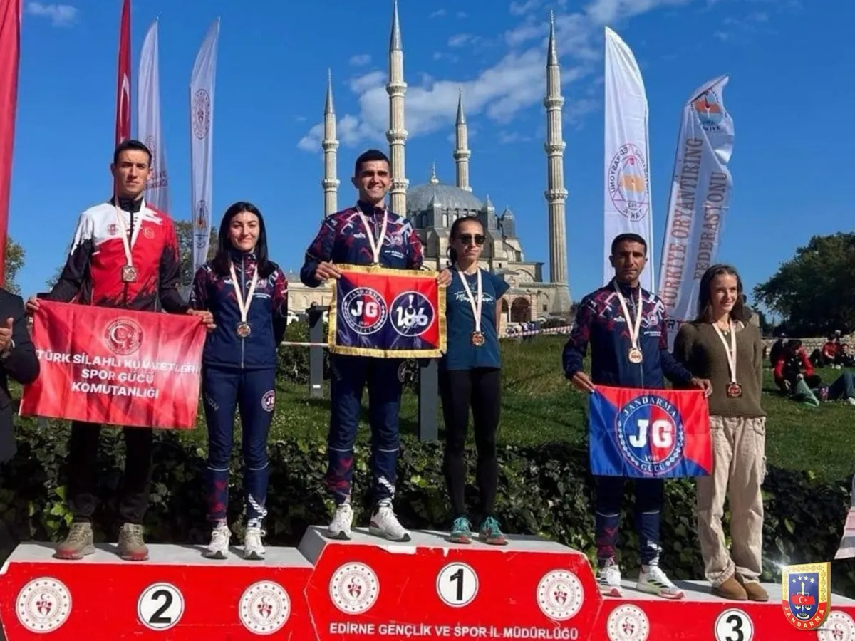 Jandarma Gücü Oryantiring Takımı Şampiyonada 4 Birincilik Elde Etti