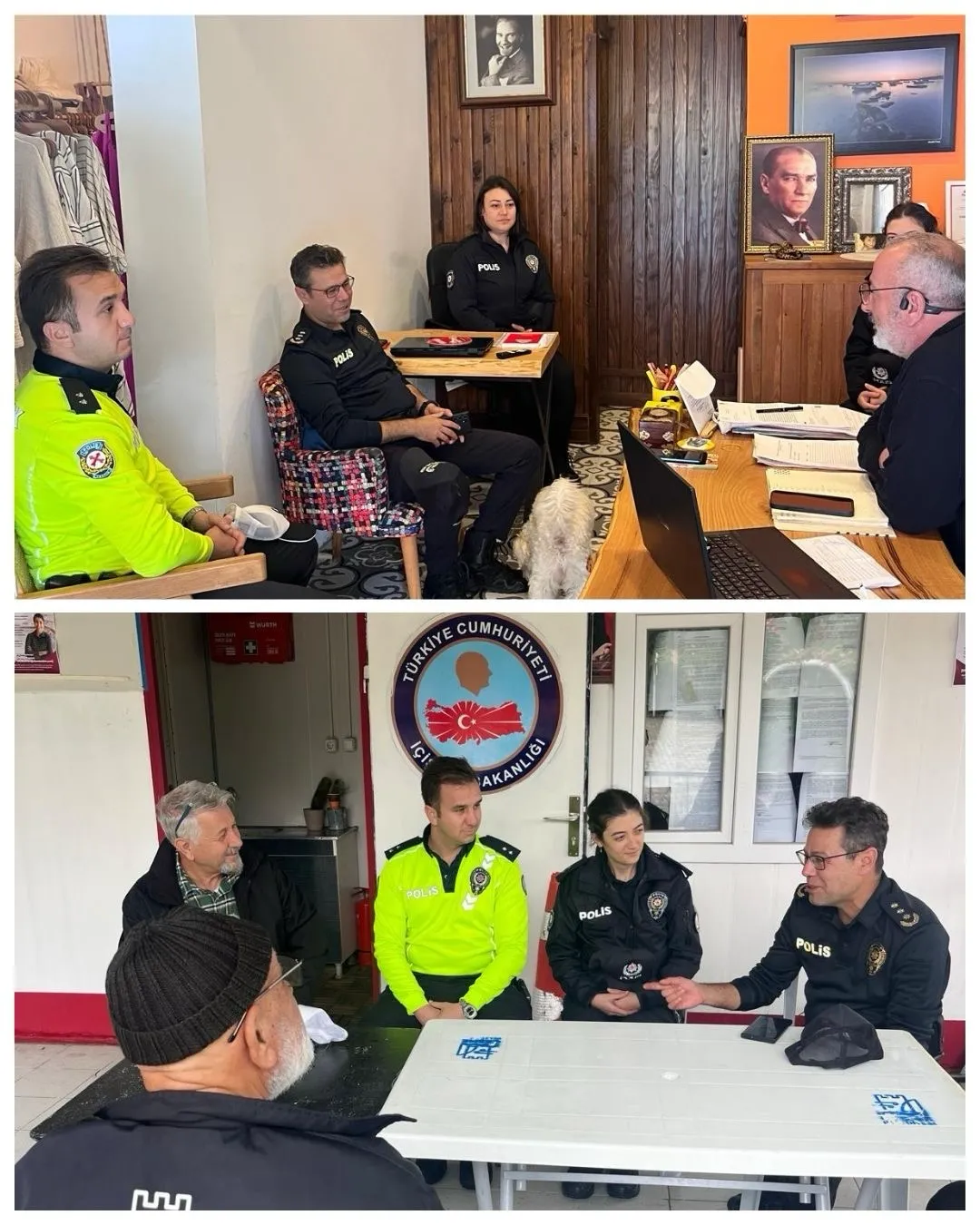 İzmir Emniyet Müdürü Çeşme'deki Muhtarlarla Bir Araya Geldi: Güvenlik Değerlendirildi