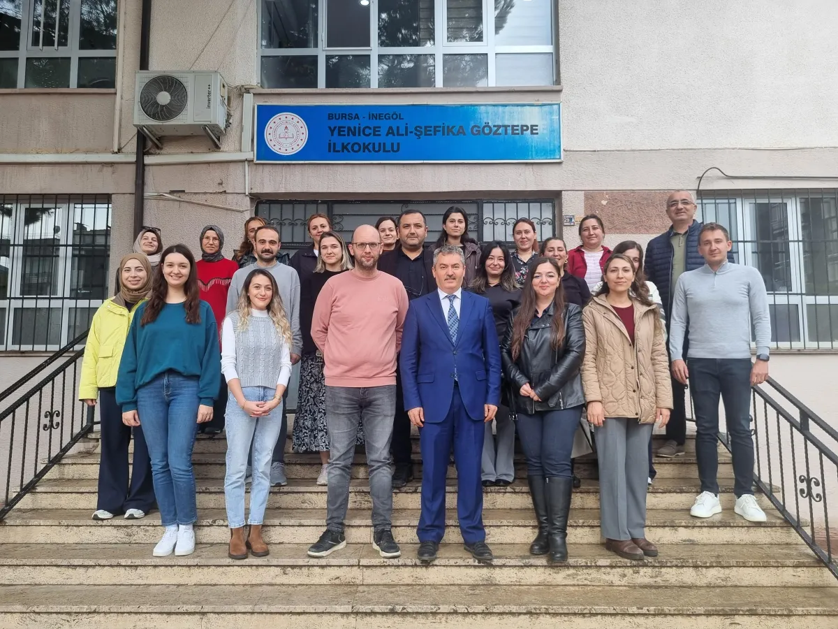 İnegöl İlçe Millî Eğitim Müdürü Yenice Şefika Ali Göztepe İlkokulunu Ziyaret Etti