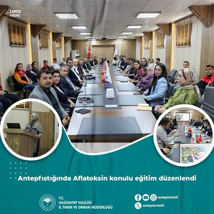 Gaziantep'te Antepfıstığında Aflatoksin Önleme Sunumu Düzenlendi