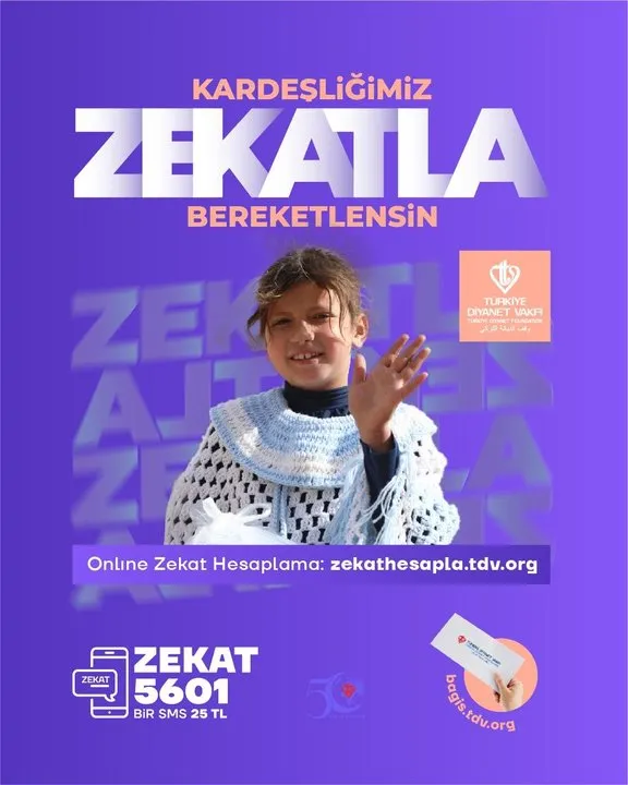 Türkiye Diyanet Vakfı'ndan Zekat Kampanyası: Kardeşlik Köprüsü Kuruluyor